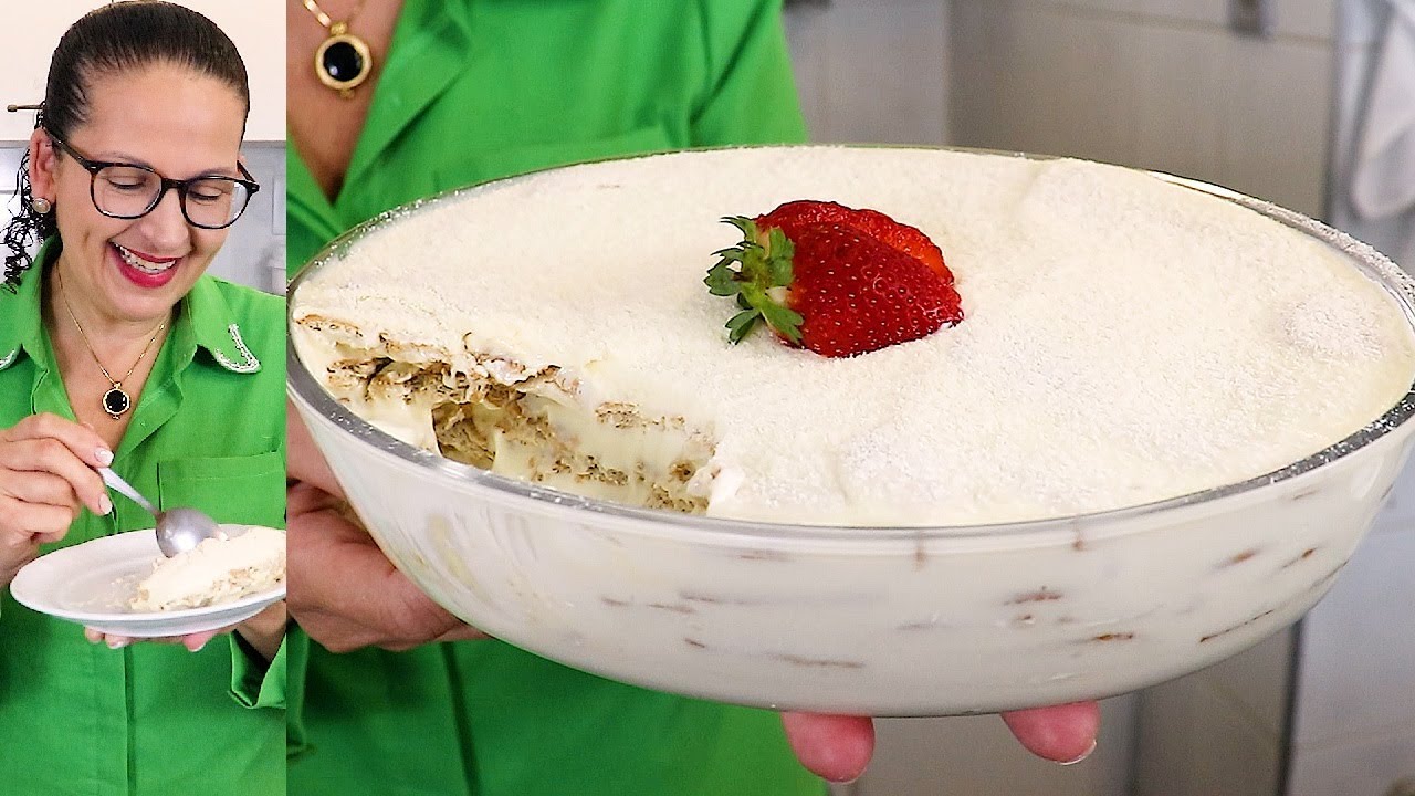 CREMOSA COMO NENHUMA OUTRA SOBREMESA! TODOS COMERAM EM UM SEGUNDO - Isamara Amâncio