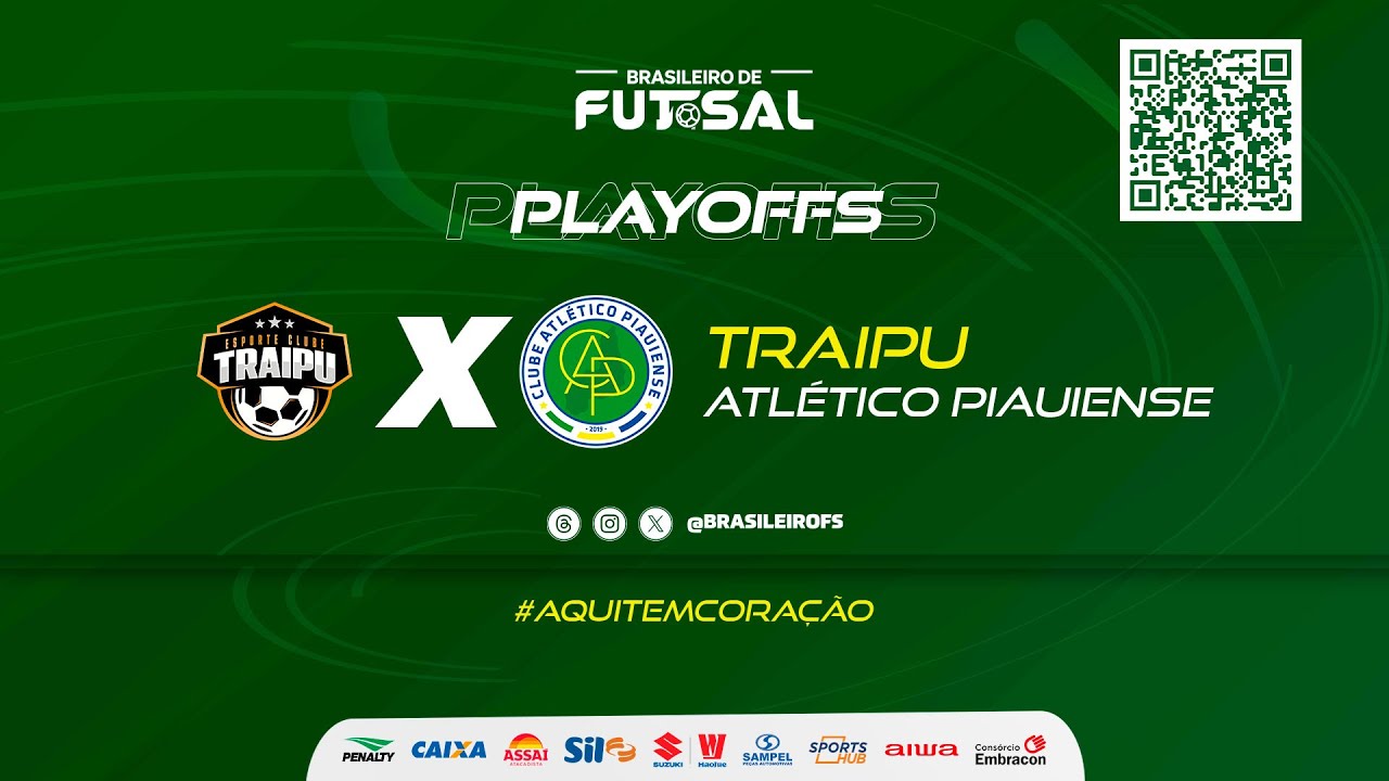 Brasileiro de Futsal | Traipu x Atlético Piauiense | Final Volta | Ao vivo