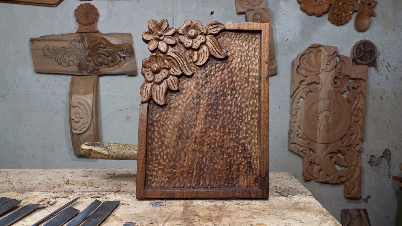 How to make a wooden container | wood carving