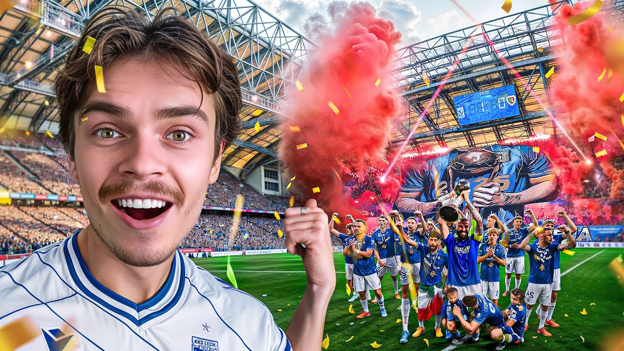 The MOMENT Lech Poznań Became CHAMPIONS of Poland!
