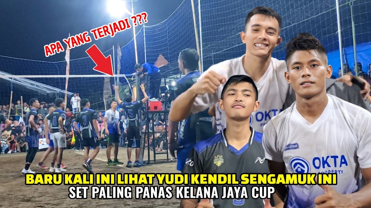Set Terpanas ÷ full Saweran Final Kelana Jaya Cup,Baru Kali ini Lihat Yudi Kendil Sengamuk ini 😱