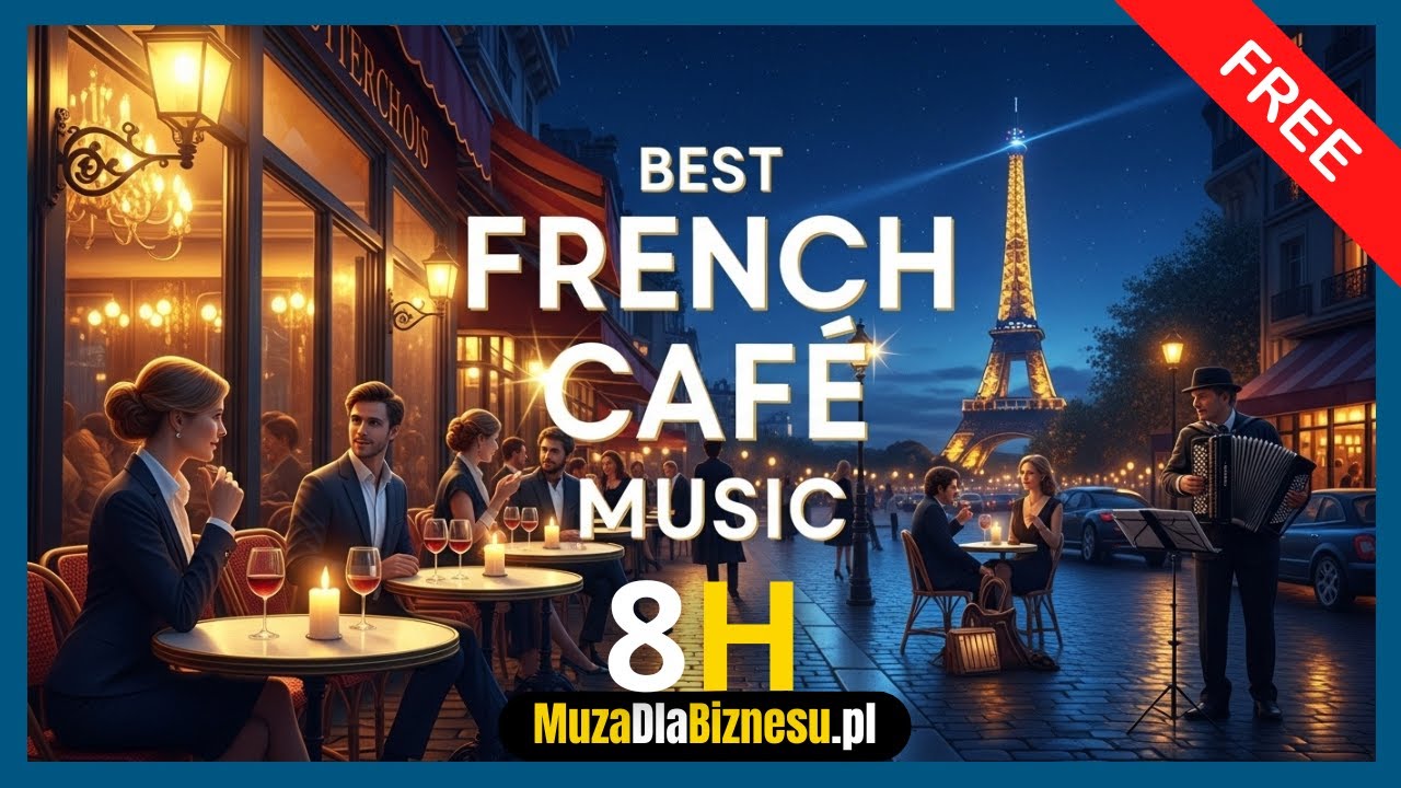 Best French Café Music 2025 🇫🇷 8H Romantic Paris Background Songs Free French Music for Restaurant