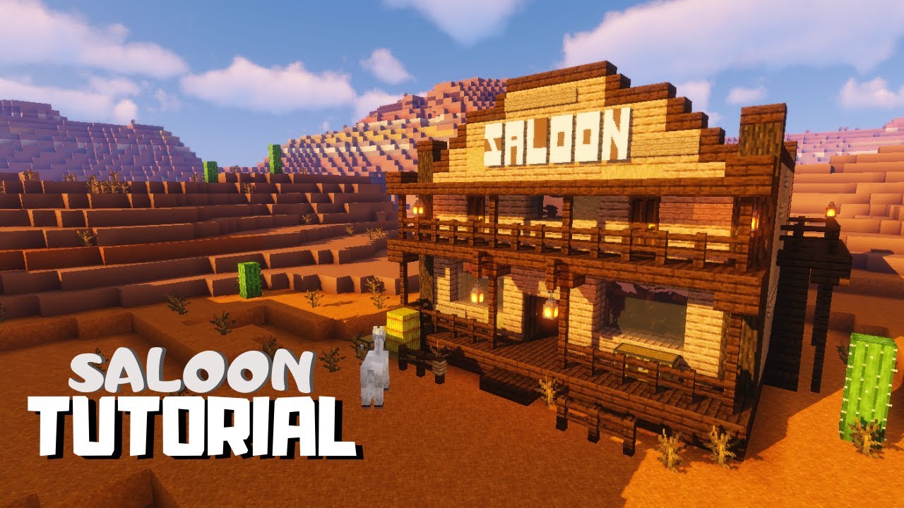 Minecraft: как построить салун в стиле Дикого Запада (урок)