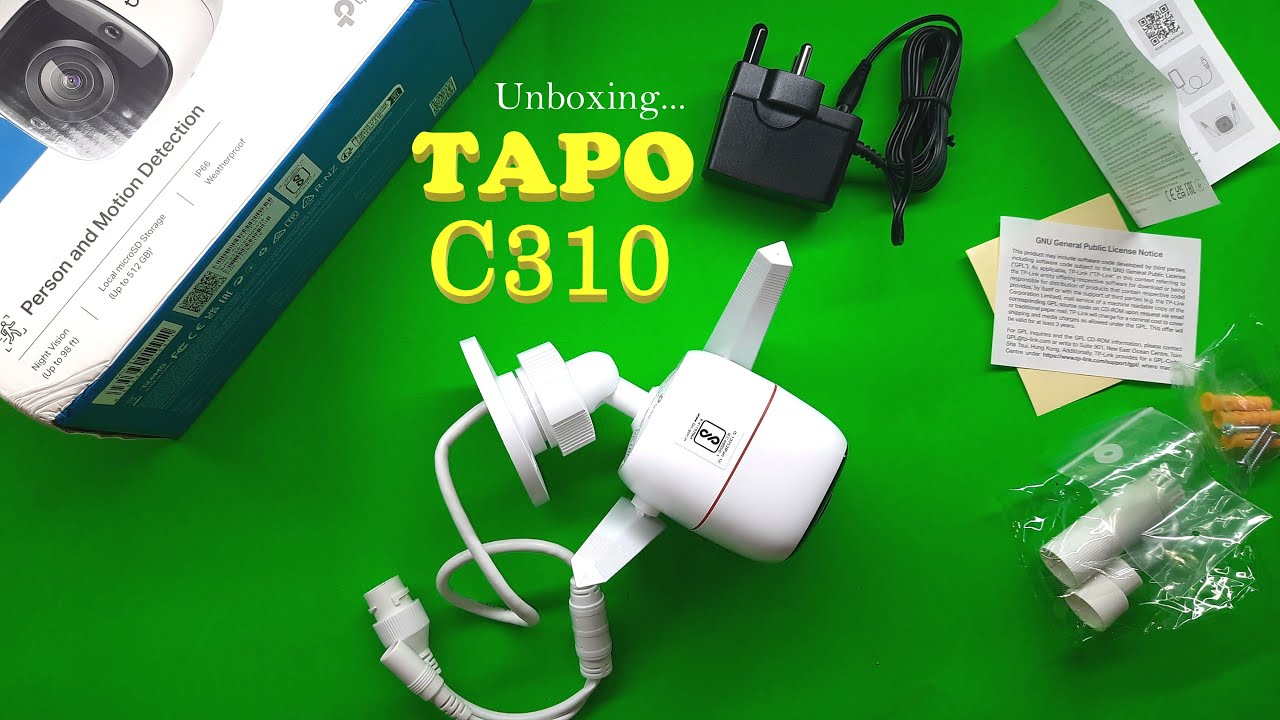 TAPO C310 I TP-LINK I WIFI CCTV CAMERA I DVR I NVR I UN-BOXING