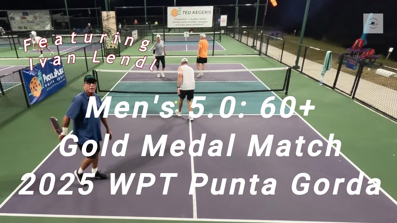 2025 WPT Punta Gorda, Men's 5.0: 60+ Pickleball Tournament, Gold Medal Match