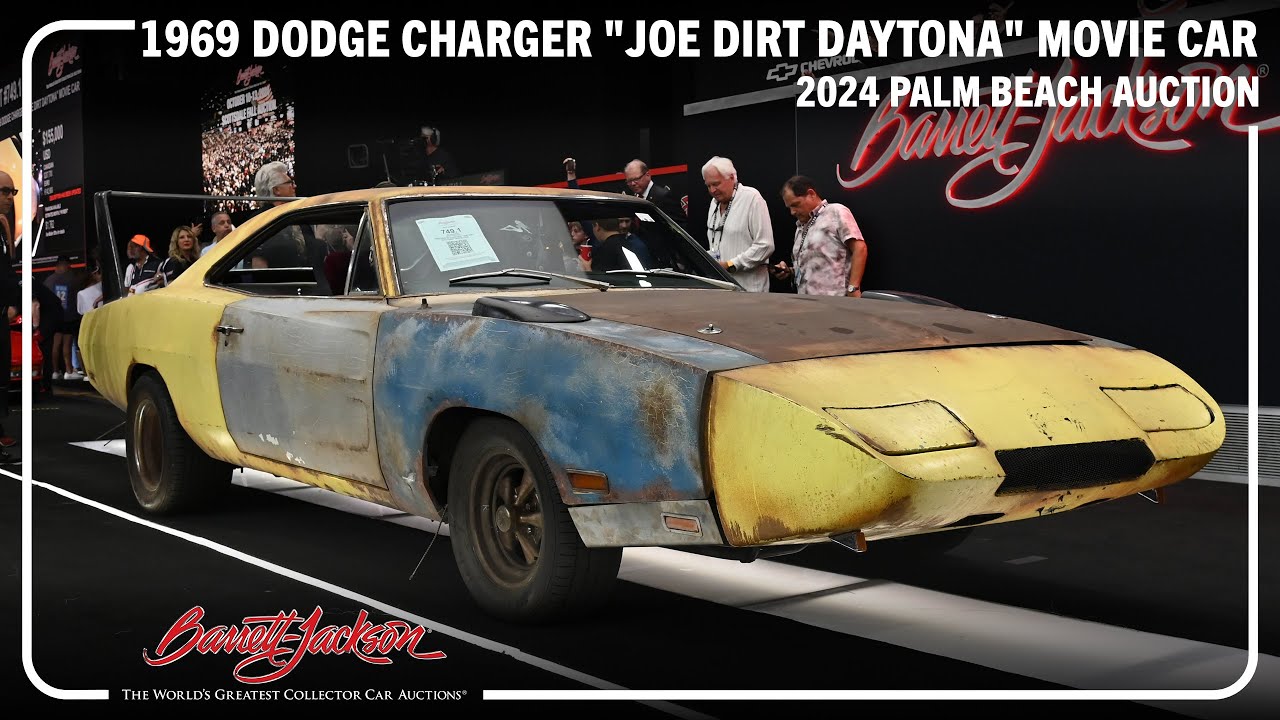 ПРОДАНО! Dodge Charger 1969 года из фильма «Джо Дирт Дайтона» — BARRETT-JACKSON 2024, Палм-Бич