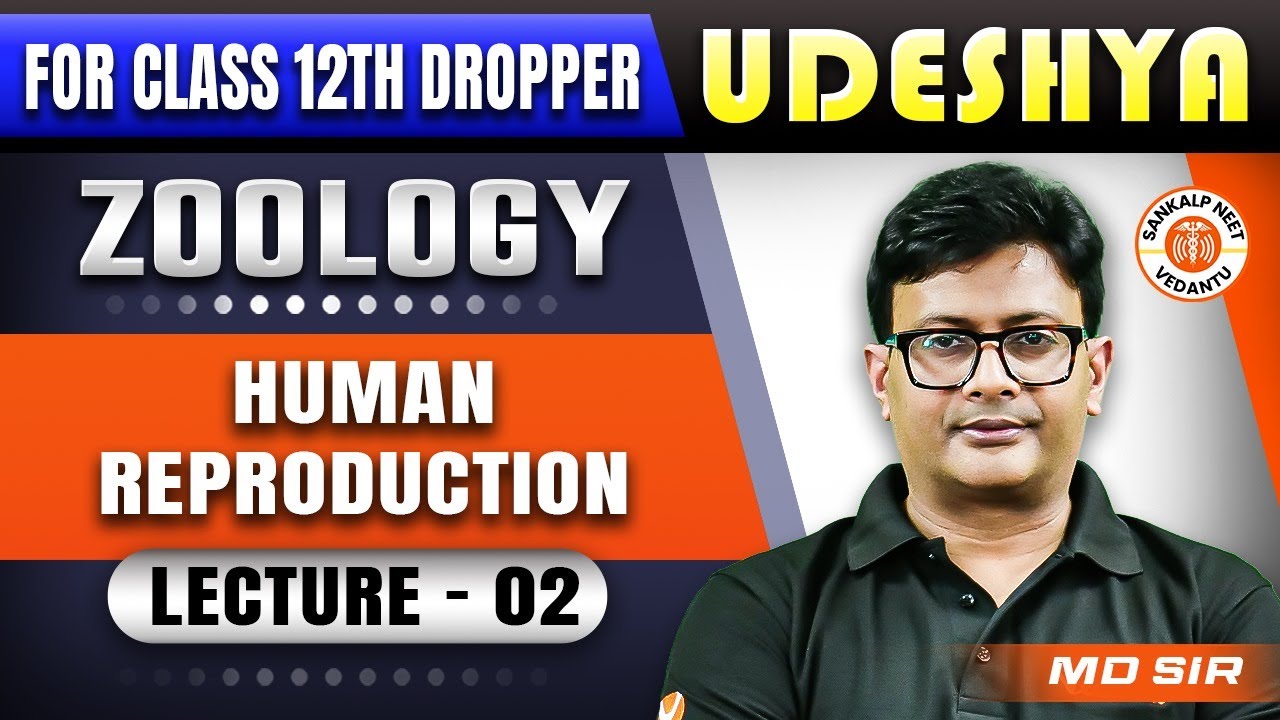 HUMAN REPRODUCTION CLASS 12 | NCERT BASED ZOOLOGY | UDESHYA NEET 2025 | ZOOLOGY BY MD SIR #2