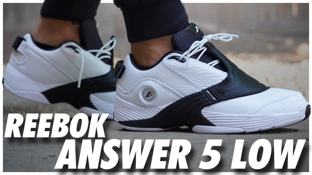 Reebok Answer 5 Low White/Black