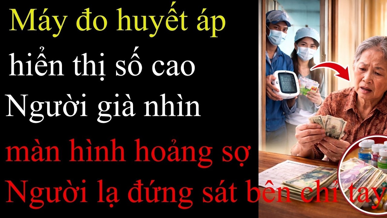 Đo Huyết Áp – Đường Huyết Miễn Phí, Người Già Hoảng Sợ Rồi Mất Tiền Oan