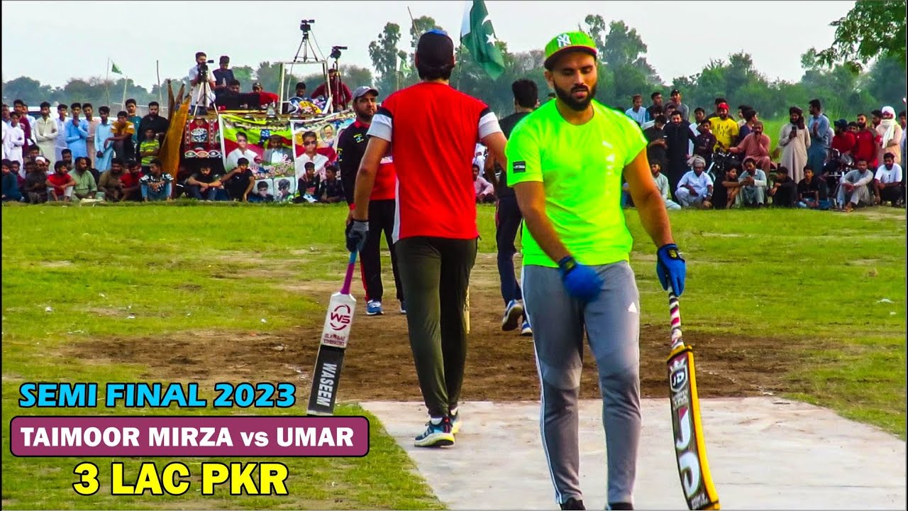TAIMOOR MIRZA VS UMAR | FAHAD CHANNU VS SALMAN MIRZA | SEMI FINAL | TAPE BALL CRICKET