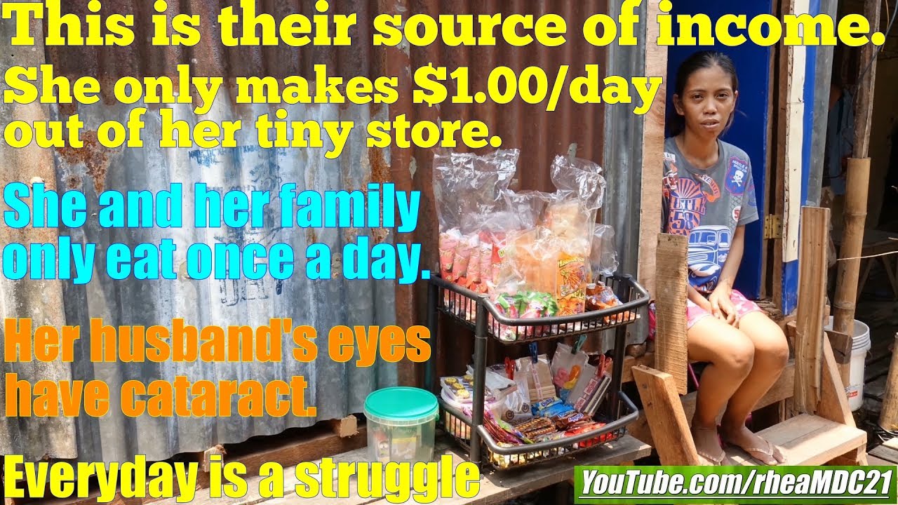 Travel to Manila Philippines and Meet this Family Who Live in a Dollar a Day. The Filipino Poor