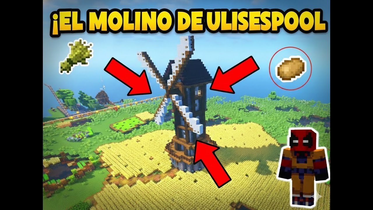 Haciendo un molino en Minecraft - DIOSES MC #103 #vegetta777