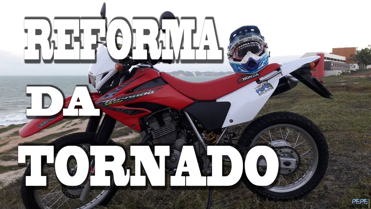 Reforma da Honda XR 250 Tornado em 4min HD