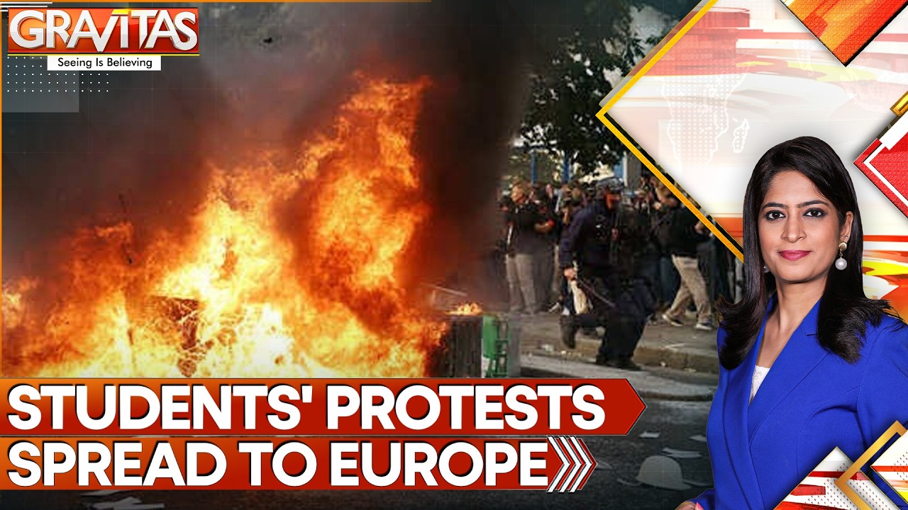 French Students Light European Bonfire, Protests Erupt in Belgium, Italy & Greece | Gravitas