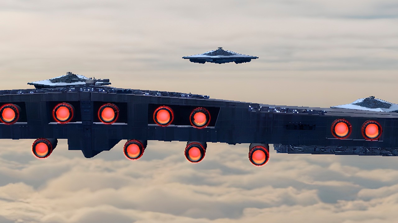 Supremacy vs 3 Executor Super Star Destroyers | Star Wars Empire at War Remake AR
