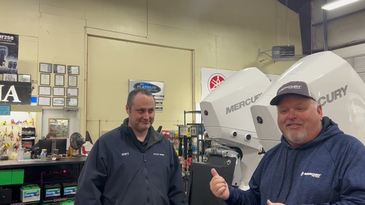 Mercury 225  Four Stroke re-power at Kitsap Marina
