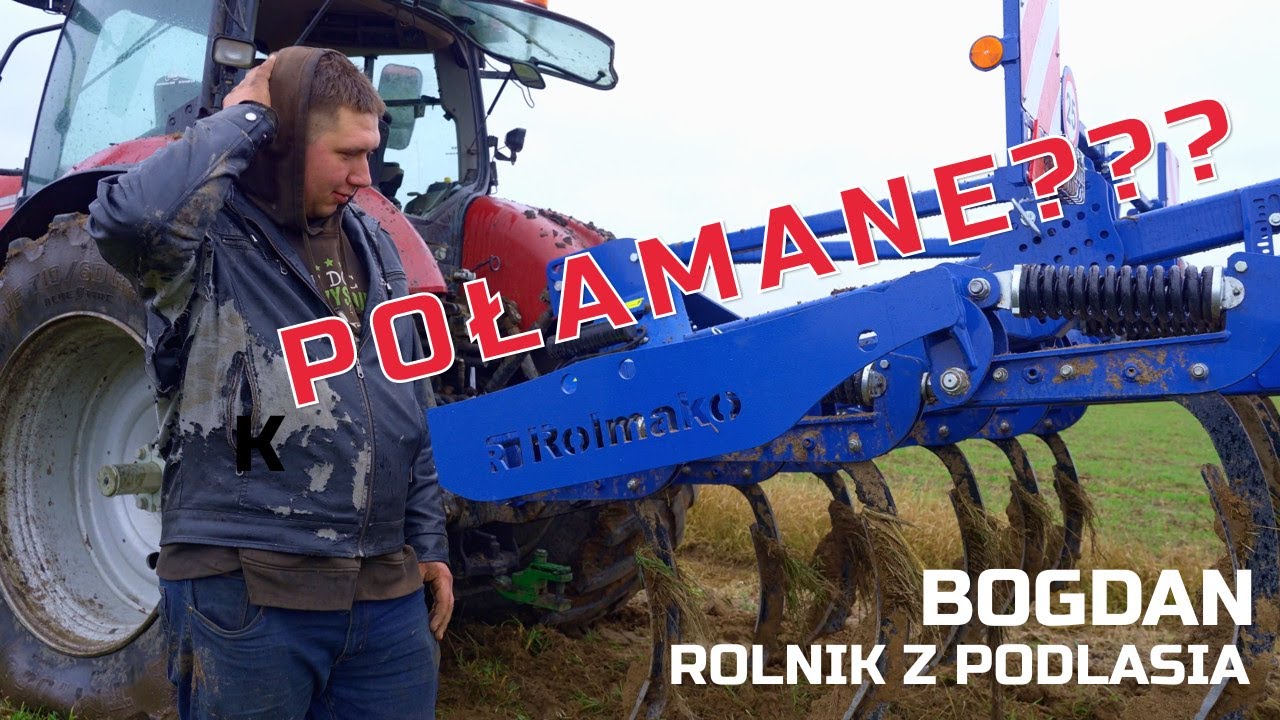 Zepsuliśmy nową maszynę Rolmako Co wydarzyło się u Rolników z Podlasia  Borowskie Cibory Case IH