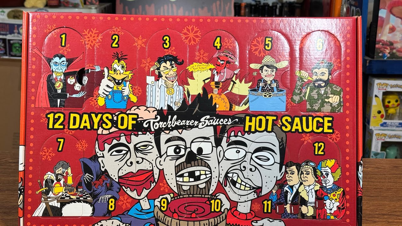 12 ДНЕЙ ОГНЯ!! #hotsaucemike #giftideas #adventcalendar #review