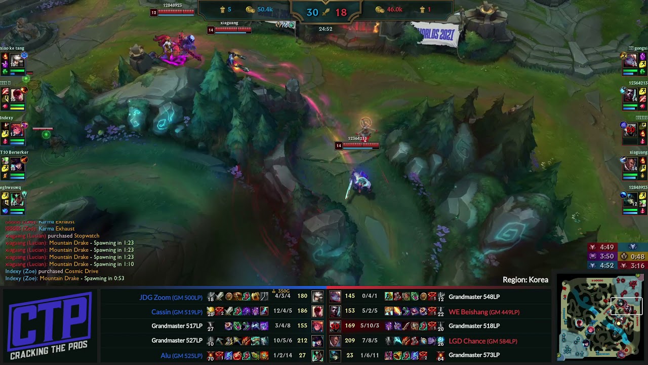 KR Grandmaster - JDG Zoom (Camille) vs. WE Beishang (Ekko), LGD Chance (Lucian) - Patch 11.22