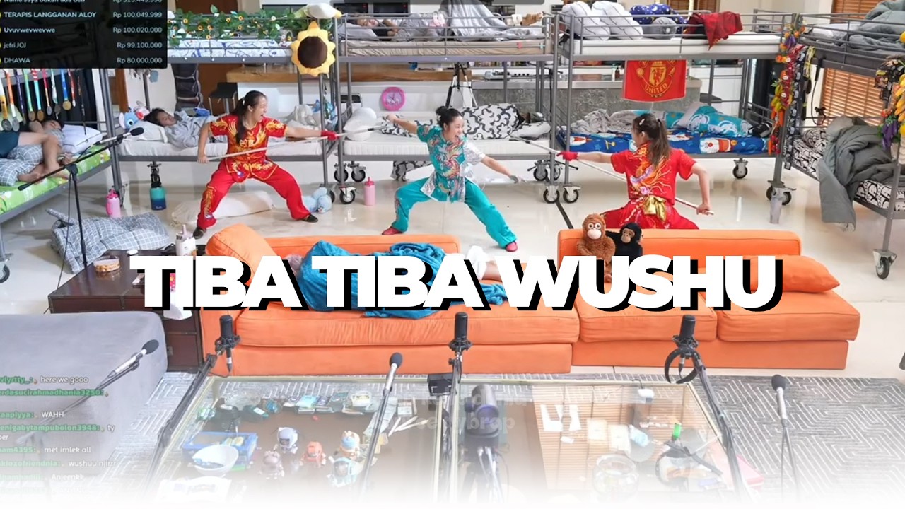 TIBA TIBA WUSHU DI MARAPTHON 3!! NGAKAK EKSPRESI GARRY & ALOY 🤣