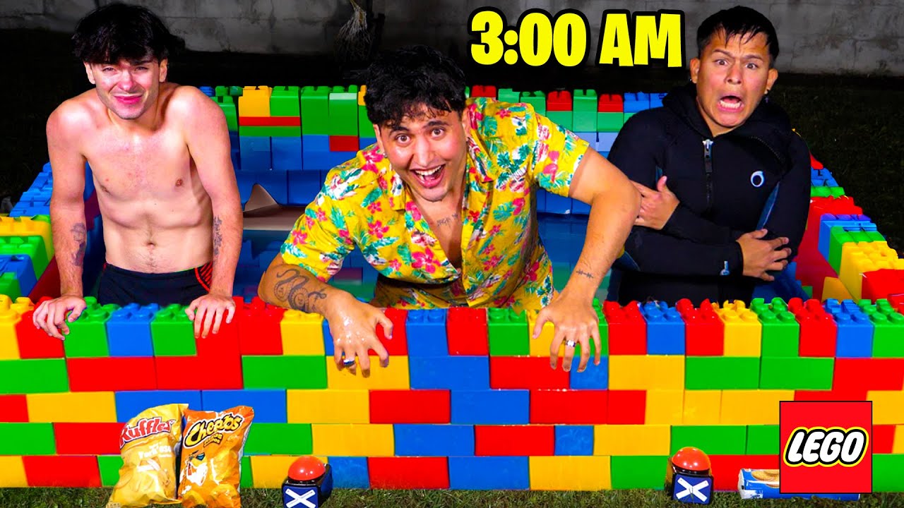 PASAMOS LA NOCHE EN LA PISCINA DE LEGOS