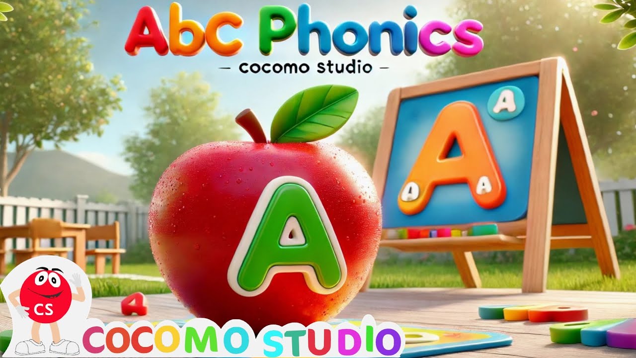 ABC - Phonics Song with TWO Words - ABC Alphabet Songs with Sounds for Children