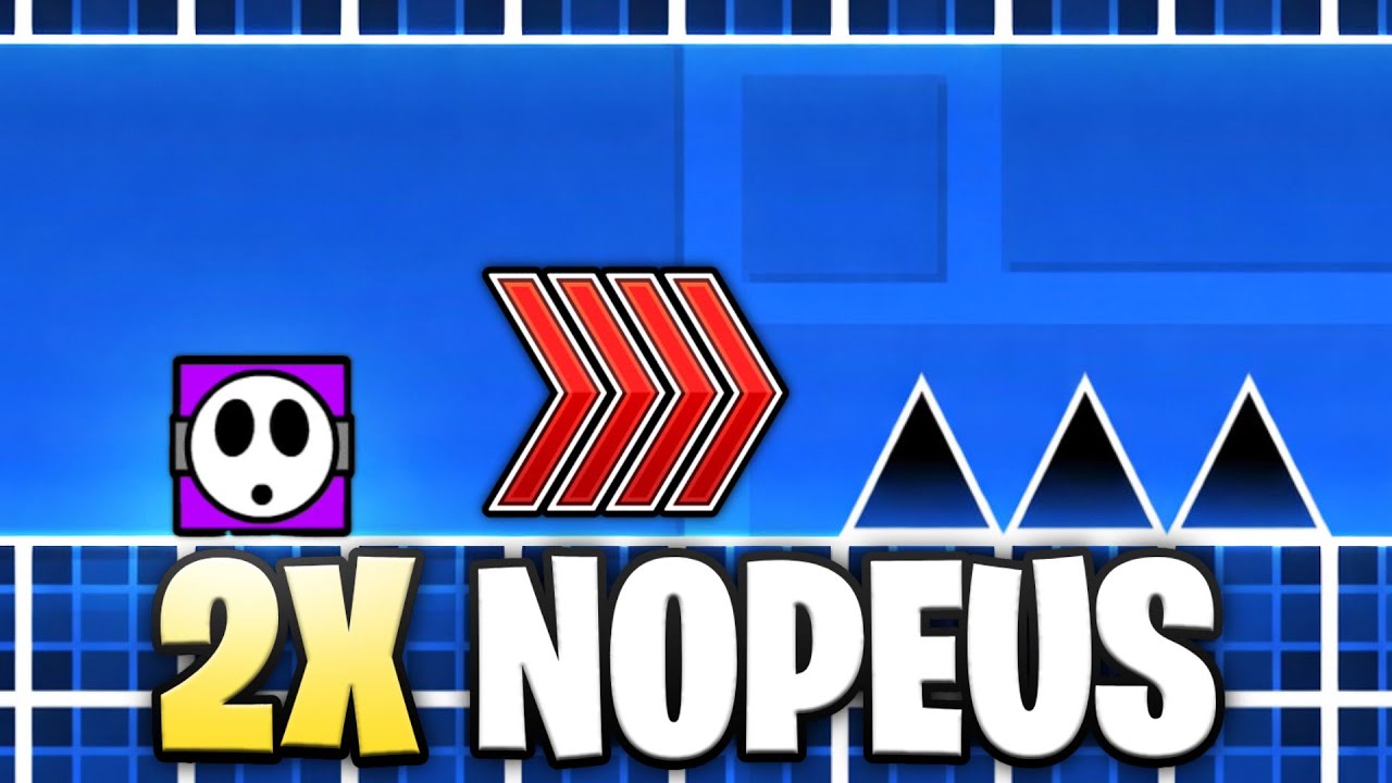 Geometry Dash, MUTTA Olen TUPLASTI NOPEAMPI... (Geometry Dash Suomi)
