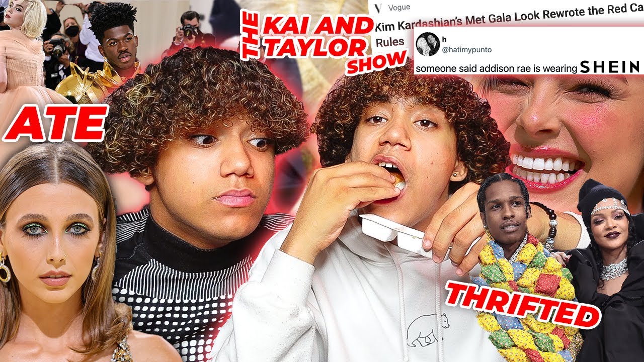 The Real TEA Behind The 2021 MET GALA - THE KAI AND TAYLOR SHOW (Episode One)