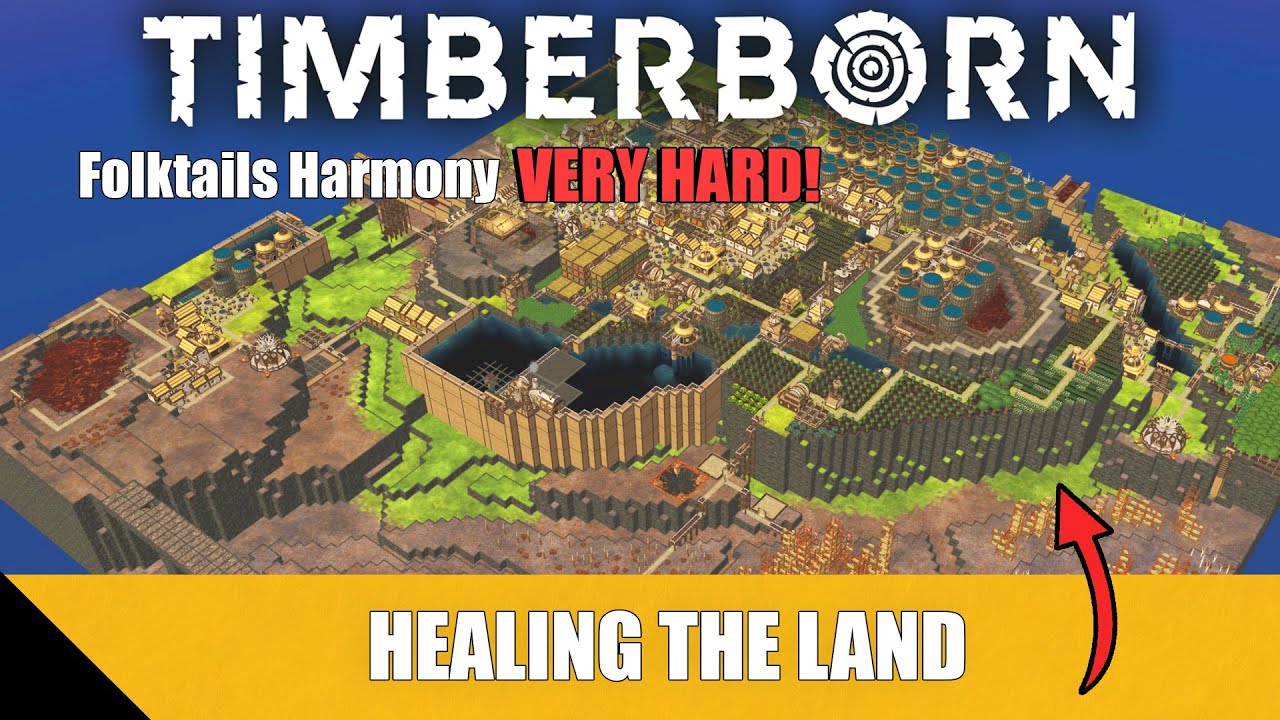 Healing The Land ang Growing Population | Timberborn Folktail Ep 5 Very Hard Challenge