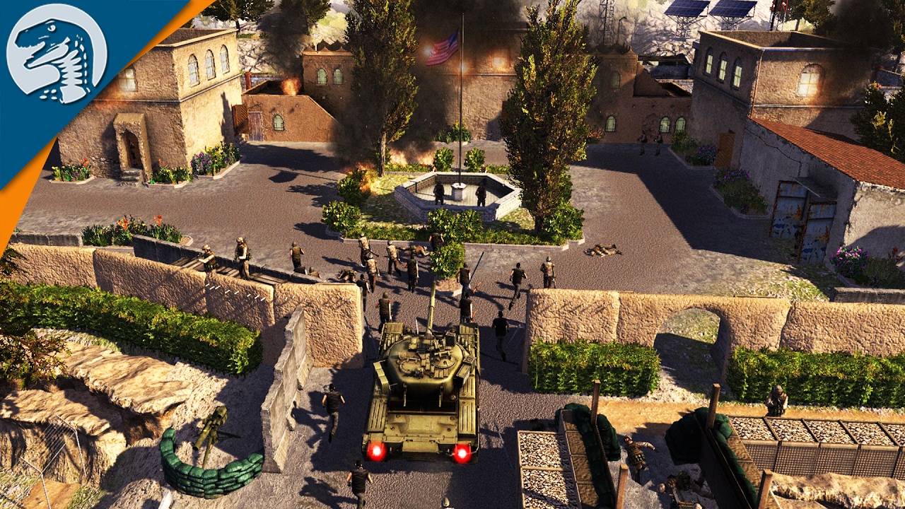 TANK ASSAULTS AMERICAN EMBASSY | SirHinkel's Mod | Call to Arms Multiplayer Gameplay