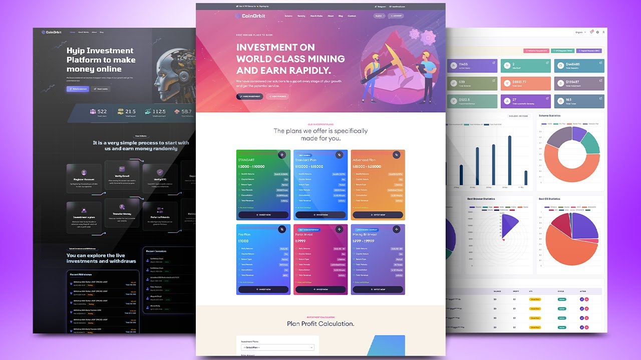 How to Create an Investment Platform Website | Full Website Tutorial with Source Code