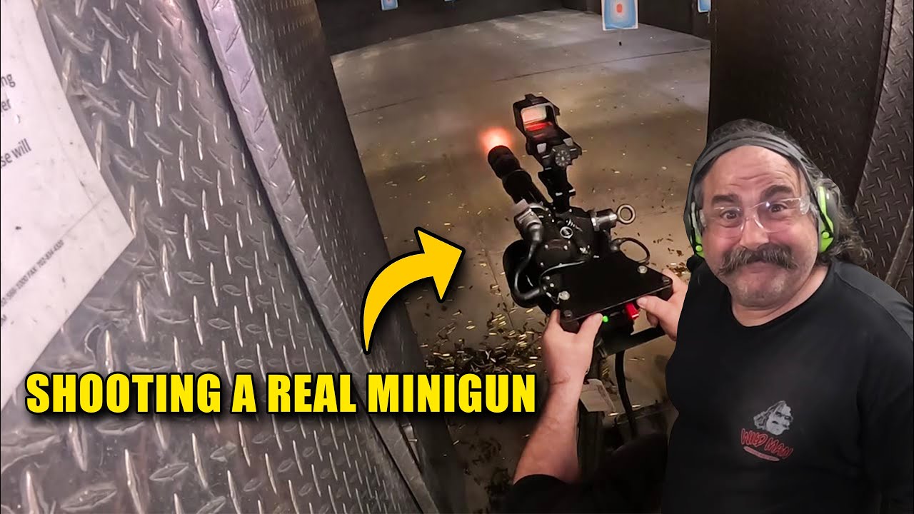 Avery is Having Fun at the Battlefield Vegas Shooting Range!