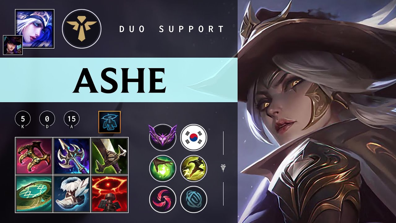 Ashe Support vs Thresh - KR Master Patch 26.01