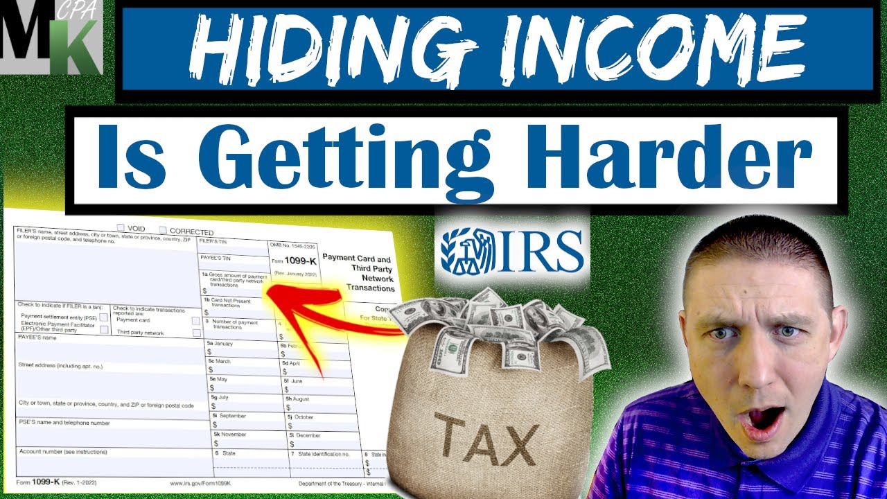 MILLIONS Put On IRS Radar Due to NEW $600 1099K Threshold 🔴 (1099K 2022 Explained)