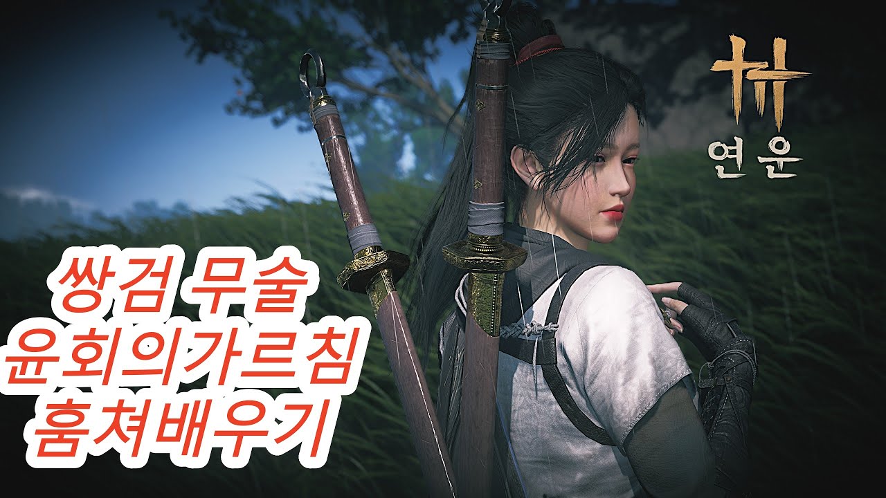 연운 쌍검 무술 윤회의 가르침 훔쳐 배우기