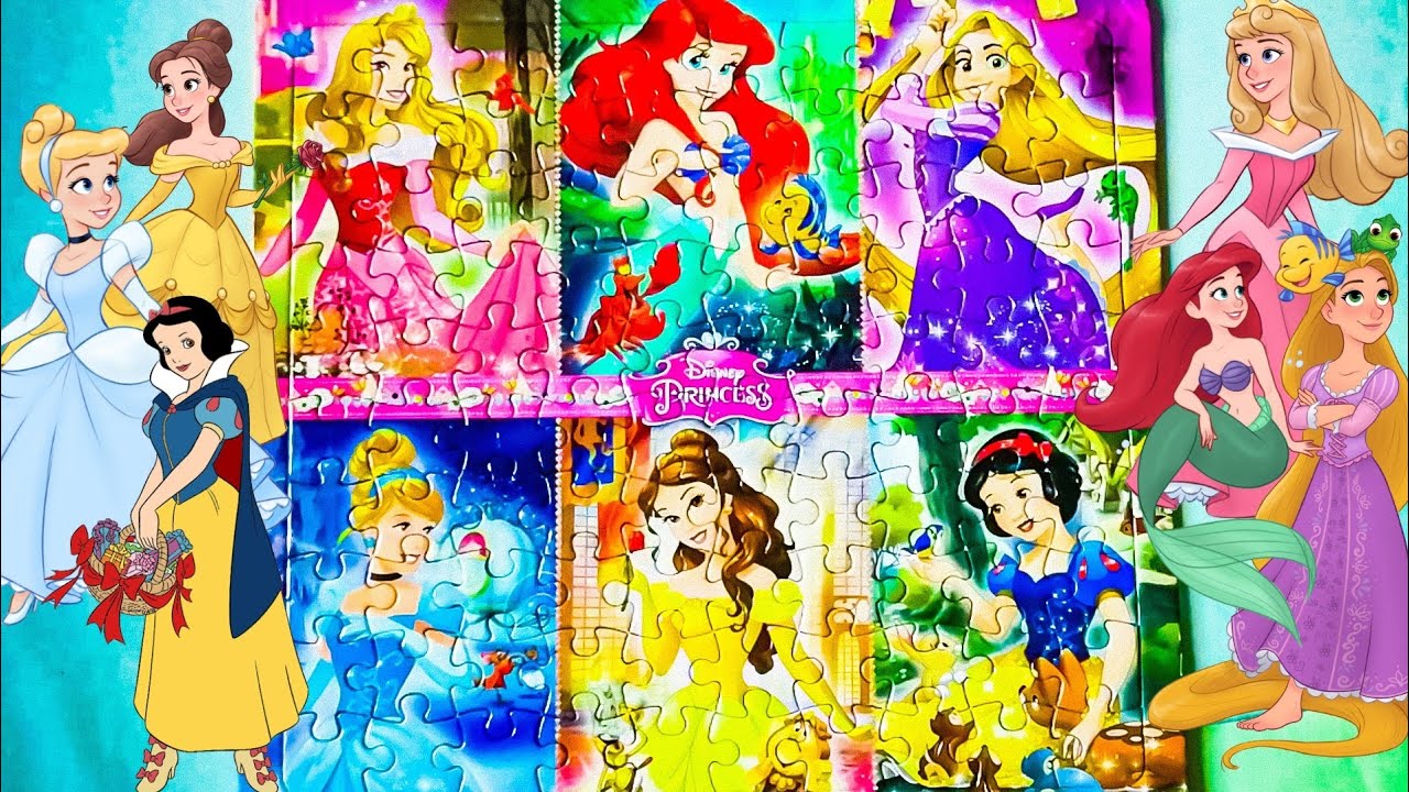 DISNEY PRINCESS PUZZLE | Melanie's Channel