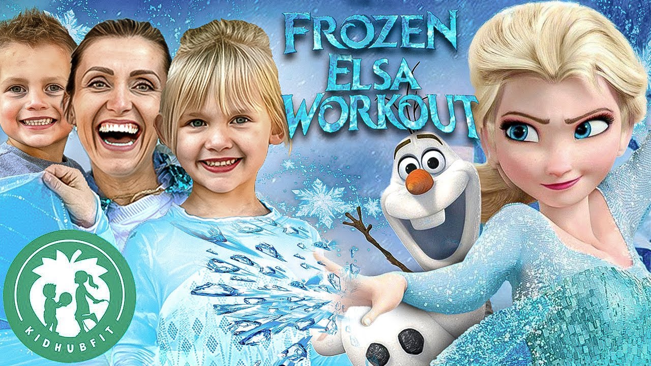 Frozen Elsa Workout ❄️ | Exercise For Kids 🏋️ | Fun Active Play 🏃‍♀️ | Disney Fitness Adventure 👑
