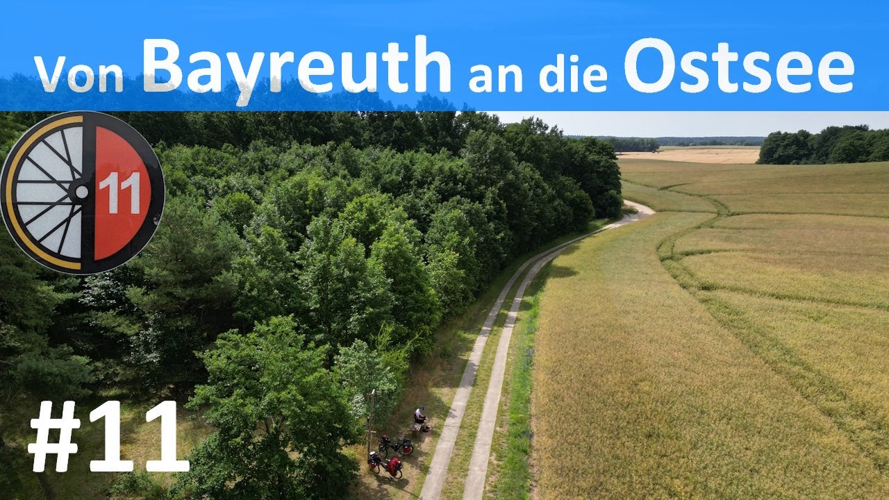 Radreise 2024 von Bayreuth an die Ostsee | #11 von Waren (Müritz) nach Güstrow | D11-Radweg