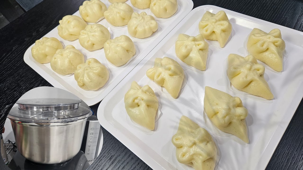 Bakpao lembut mengunakan MIXER BOSCH MUM6N20A1