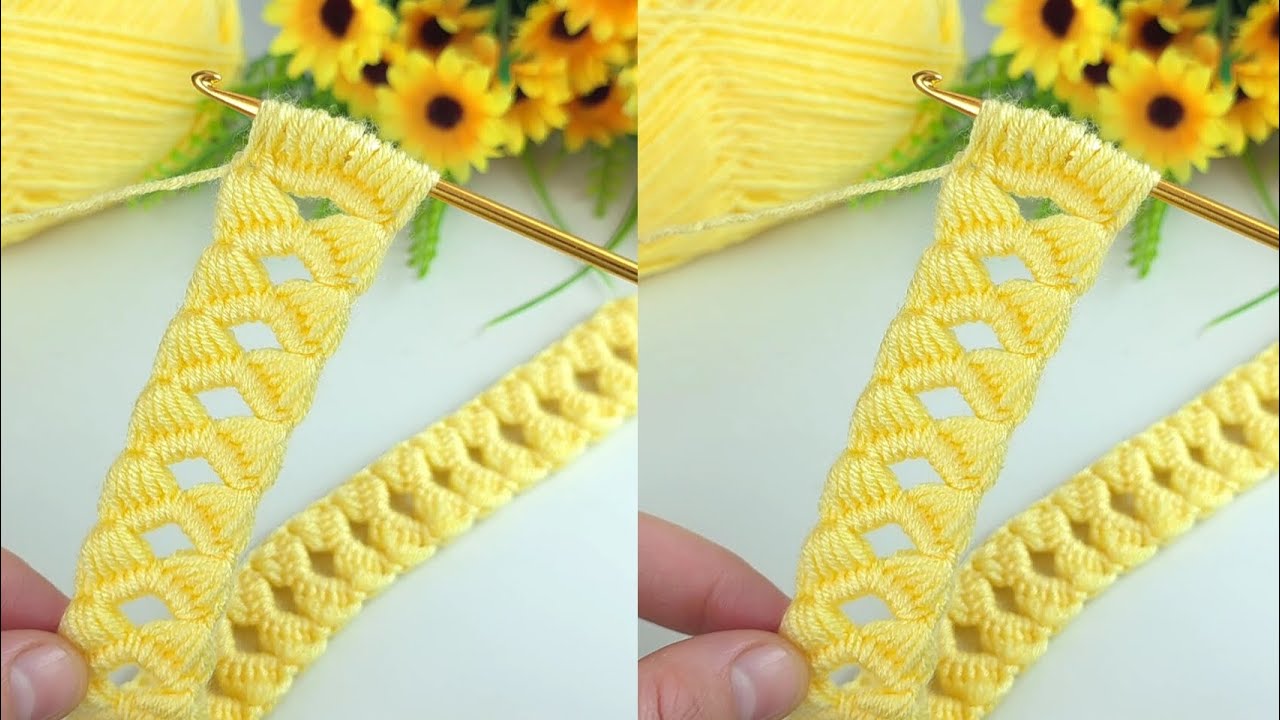 Easy!!😍 Crochet Stitch | Modern & Classic Look!!! #crochet #knitting