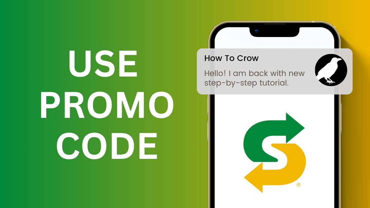 How to Use Promo Code in Subway App