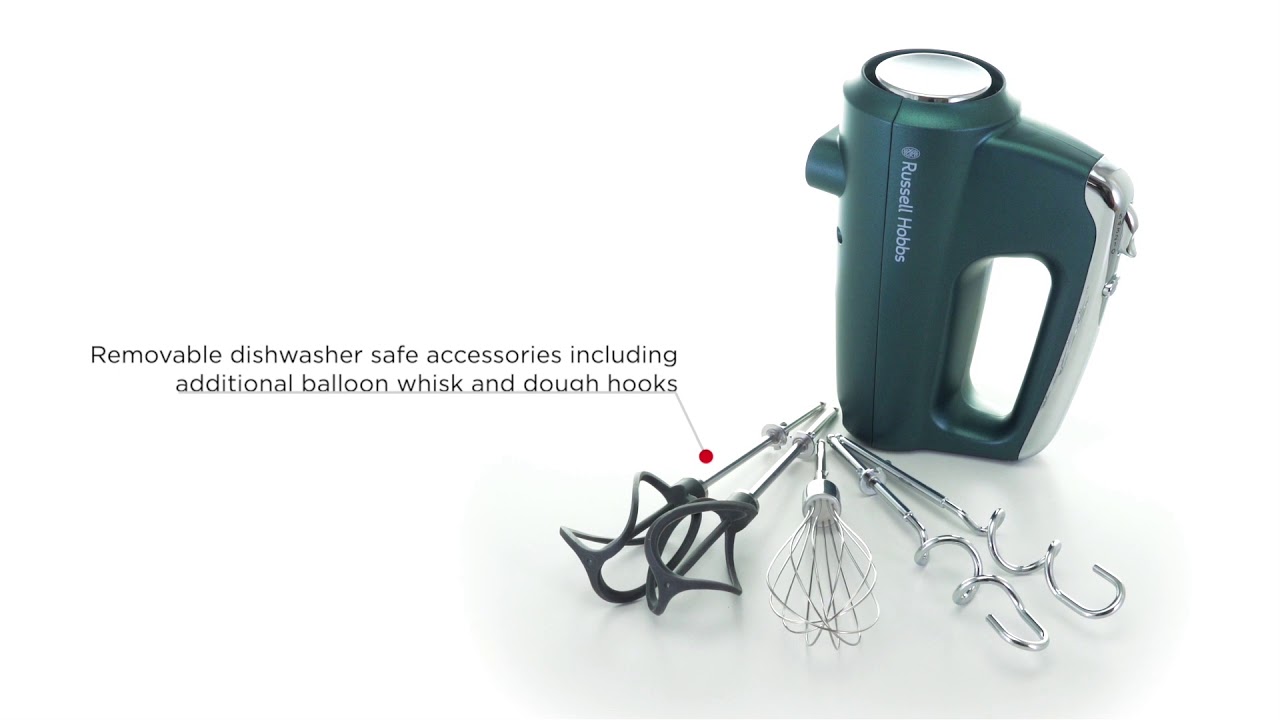 Swirl Hand Mixer Turquoise 360 - 25891-56 | Russell Hobbs