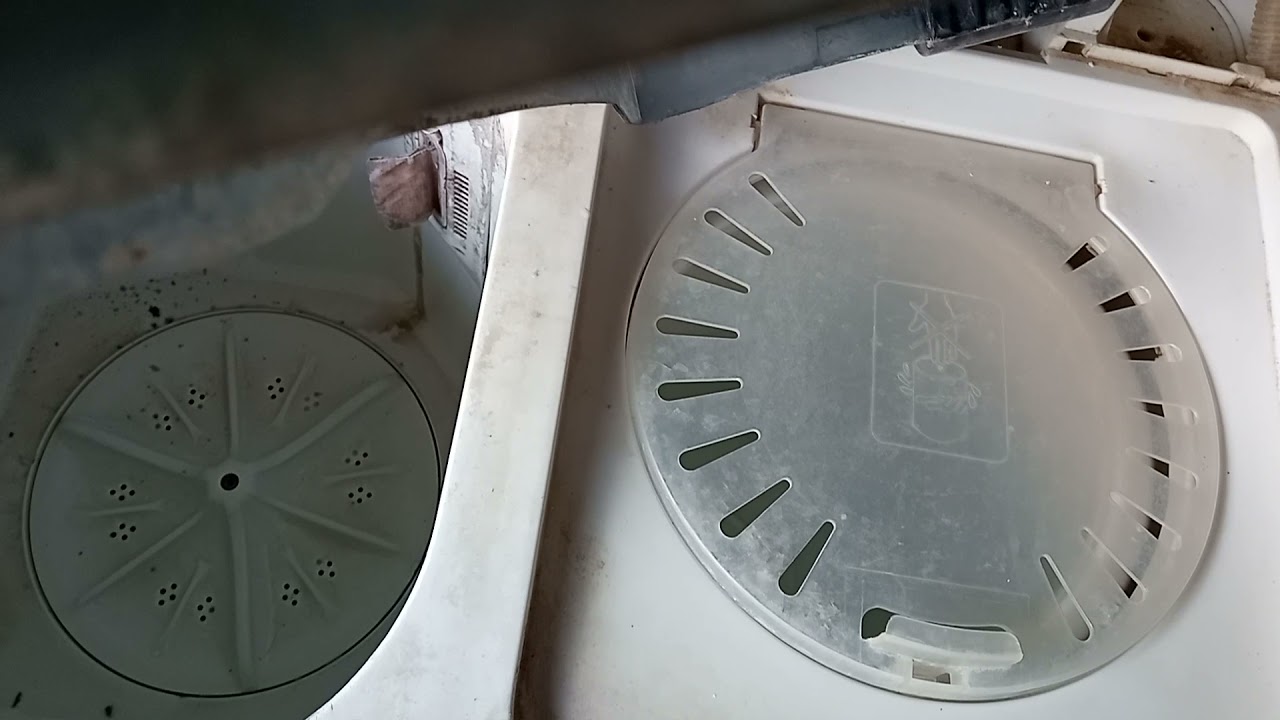 cómo reparar una lavadora doble tina que no centrifuga porque se rompió la tapa  fácil y rápido