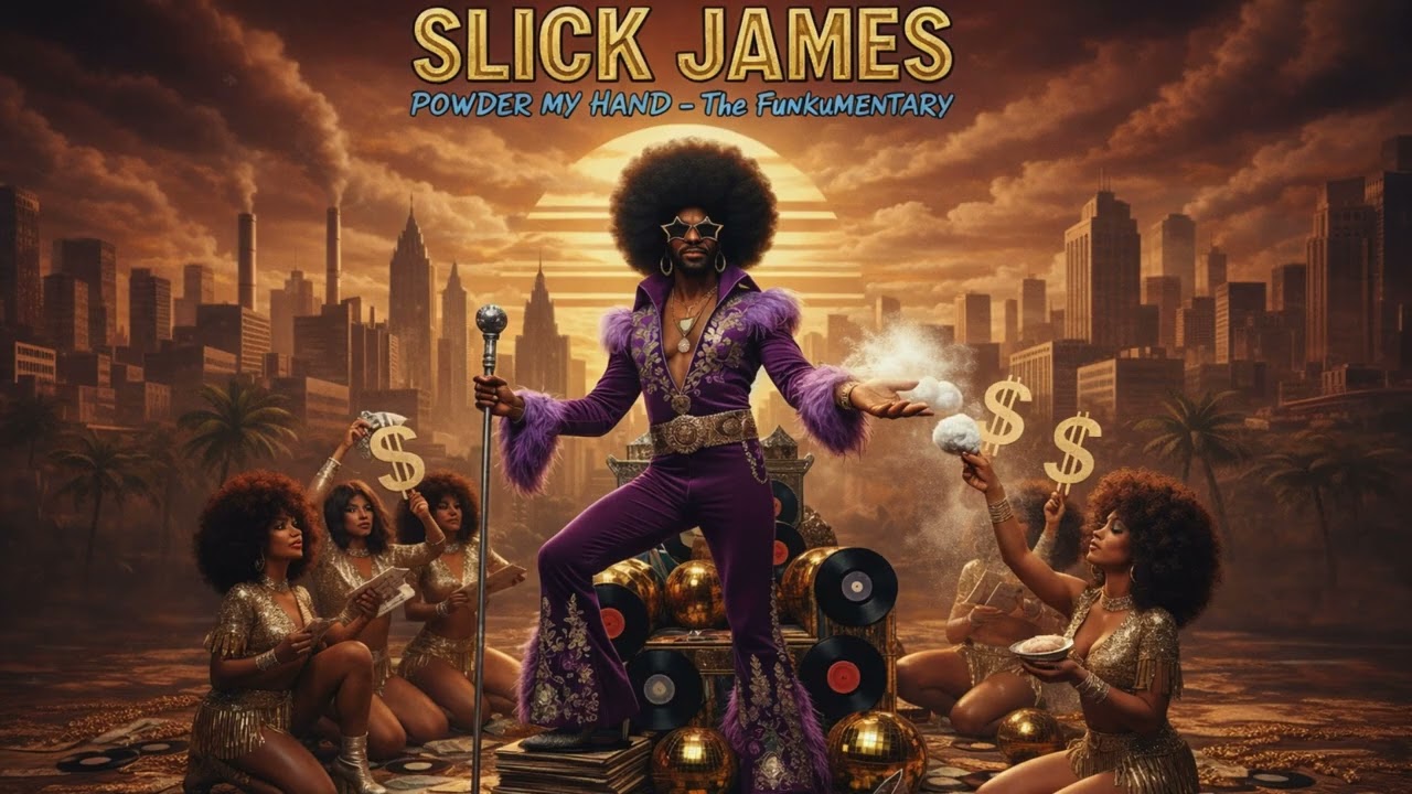 Slick James - Powder My Hand (Official 70s Funk Parody) | Rick James Style