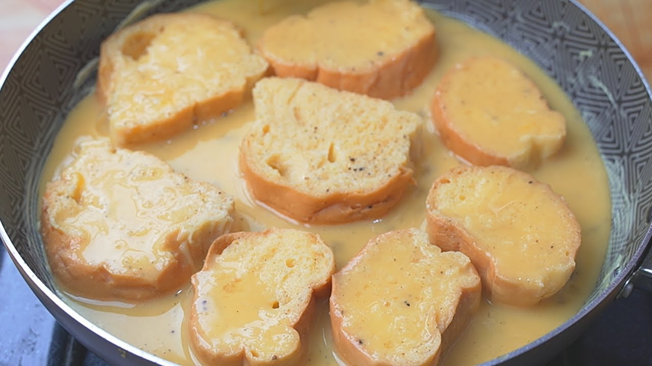 ¡No desperdicies el pan duro, haz esta receta fácil, rápida y deliciosa!