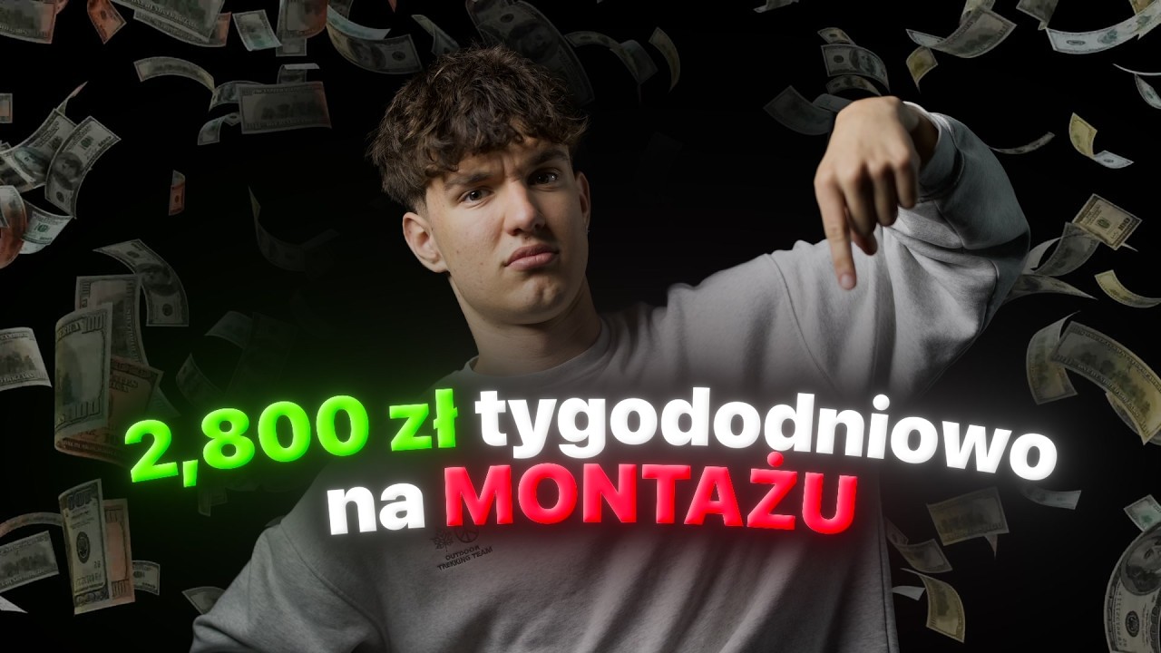 200 zł/rolka = 2800 zł tygodniowo, czyli: Jak zarabiać na montażu w 2026 roku?