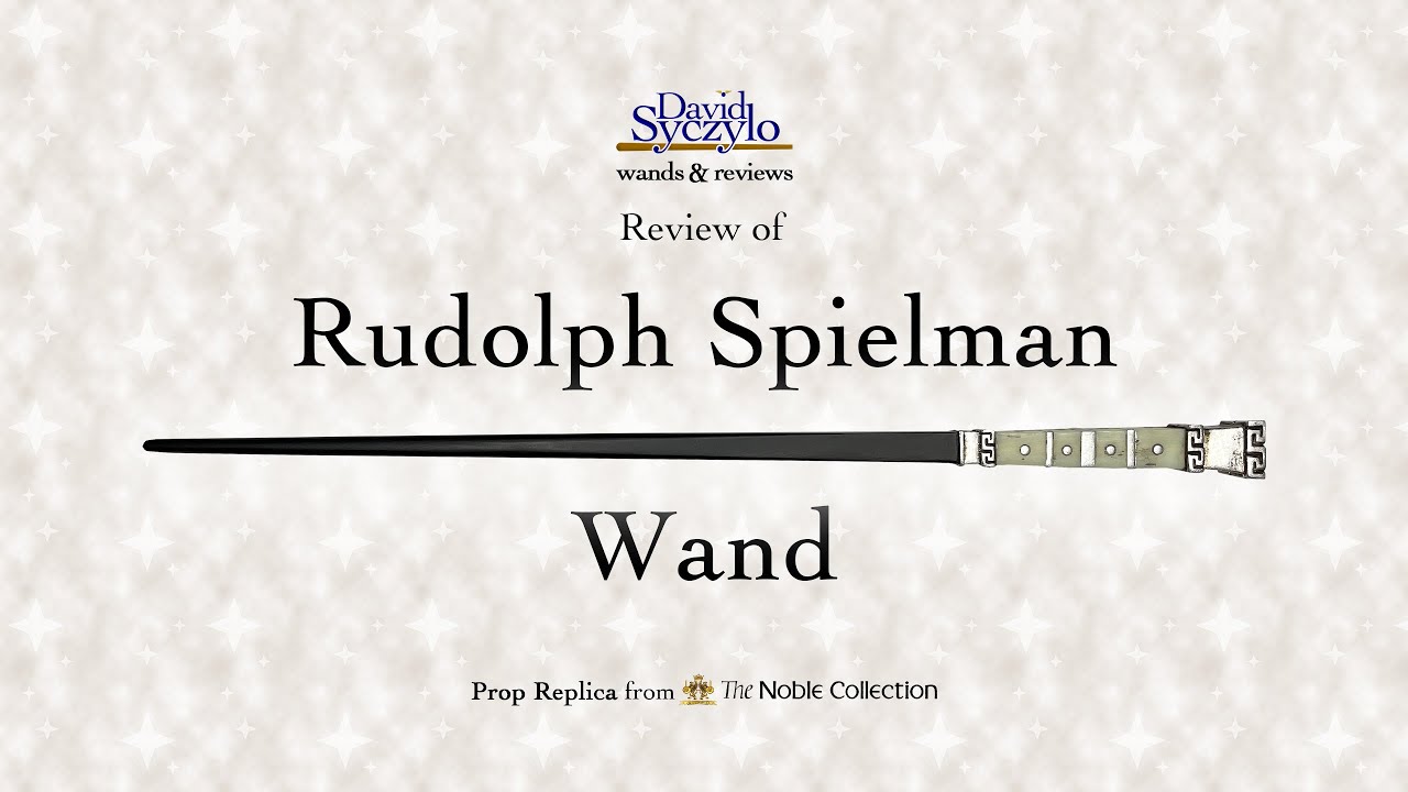 Rudolph Spielman Wand - The Noble Collection