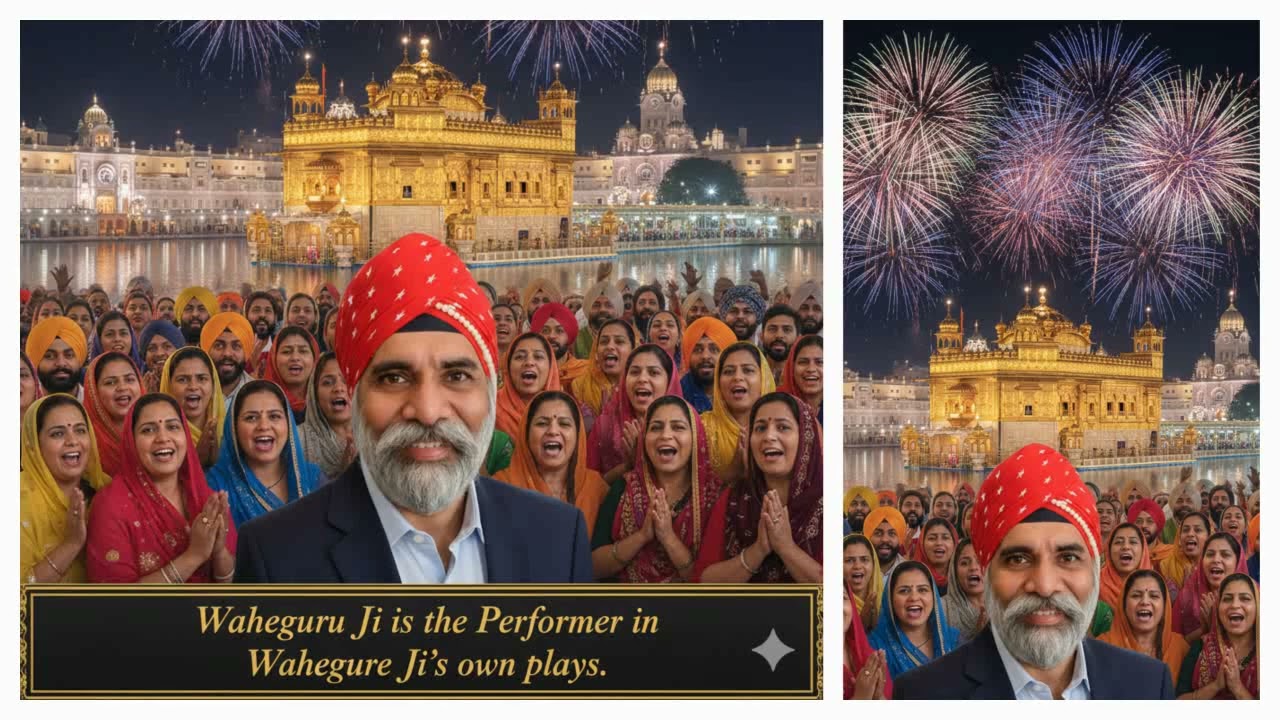 SS212 Waheguru Ji is the #Performer in #Waheguru Ji's #own #plays #ਆਪਨ #ਚਲਿਤ #ਆਪਿ #ਕਰਨੈਹਾਰ