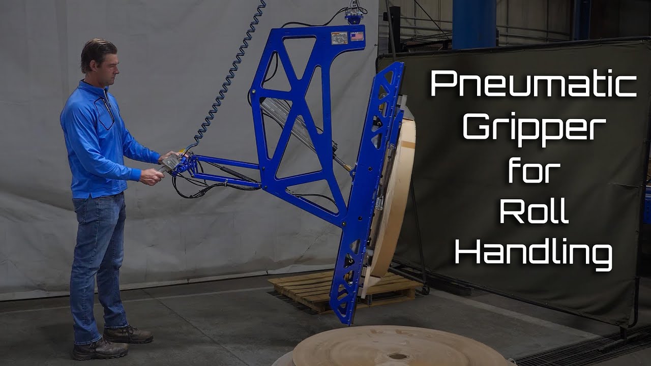 Custom Pneumatic Gripper for Roll Handling