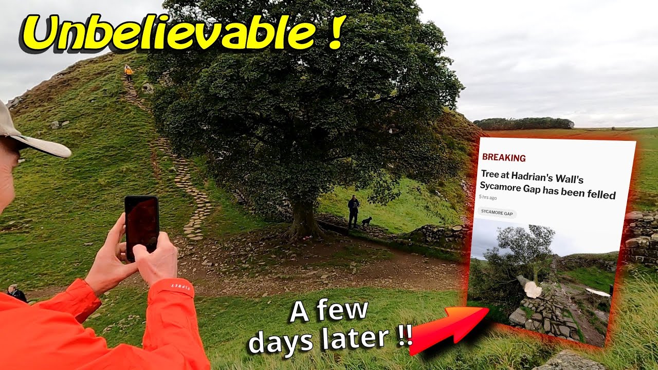 Van Camping Trip Day 1 - Hadrian's Wall, Sycamore Gap & Elsdon Village